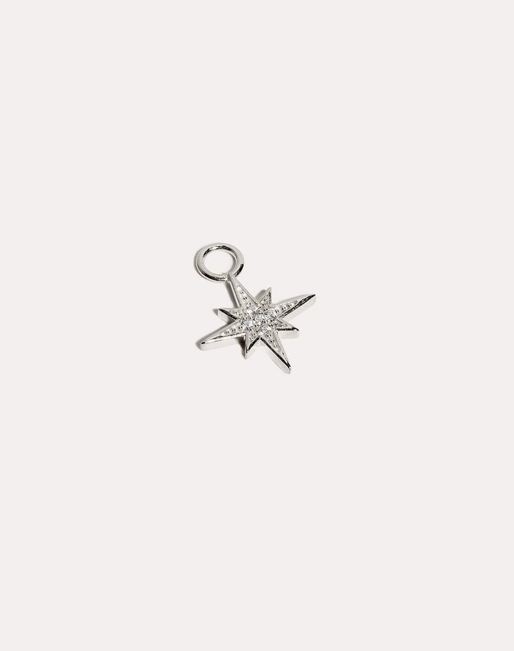 Becky Earring Charm in Silver